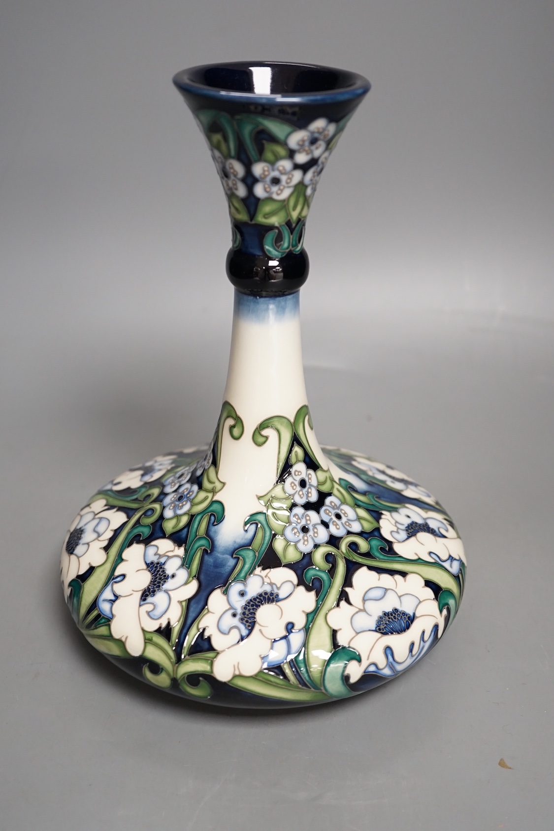 A Moorcroft vase, for James Macintyre & Co. Leeds, by Rachel Bishop, 24 cms high.